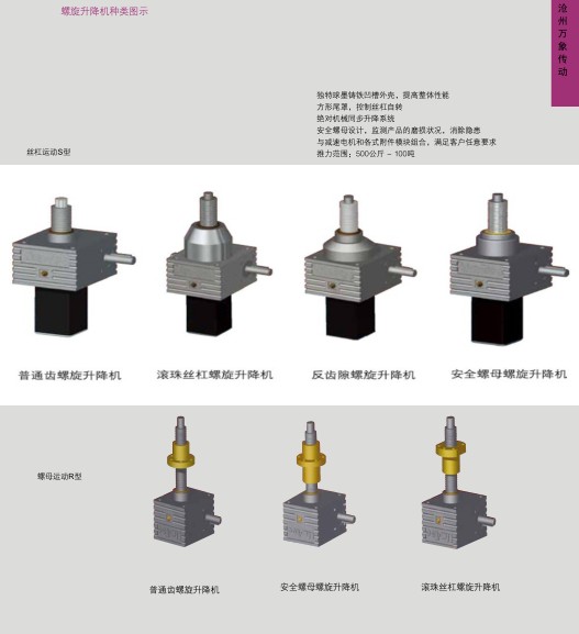 SJA螺旋絲桿升降機(jī)